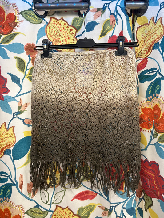 Y2k summer knit overskirt