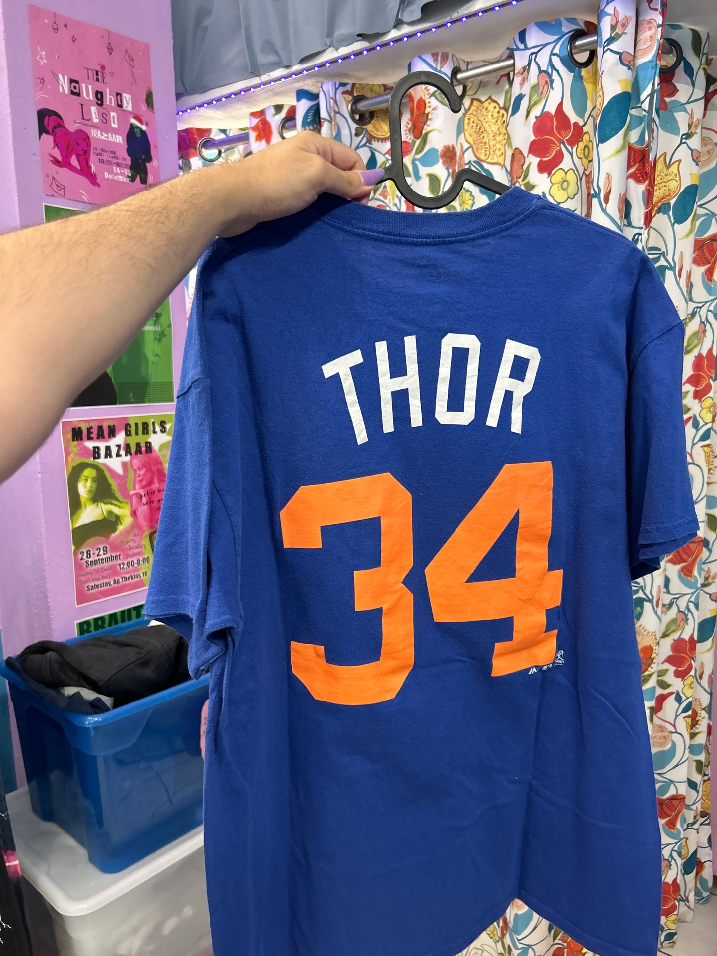 Majestic Mets blue t-shirt