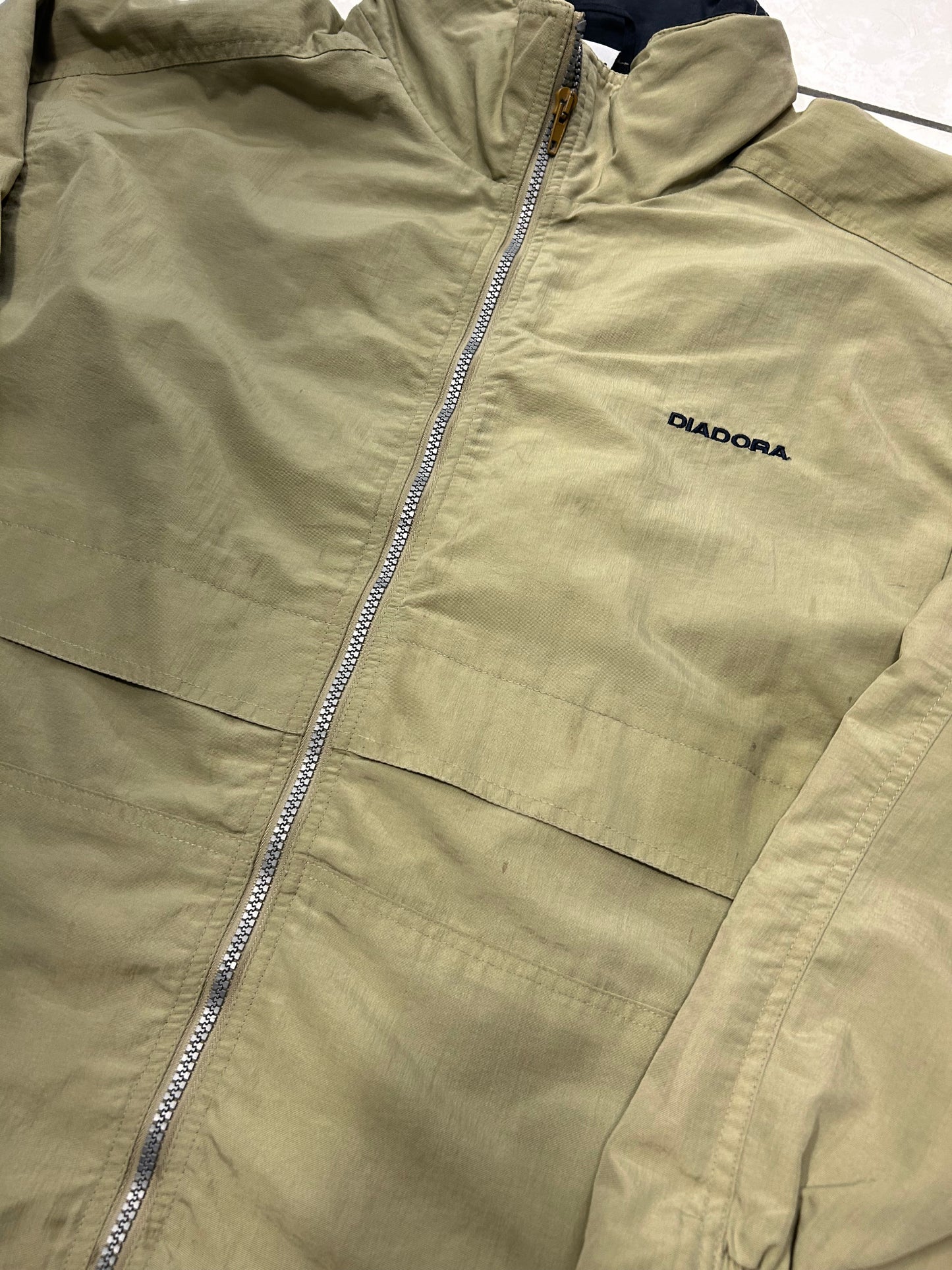 Diadora Beige Windbreaker