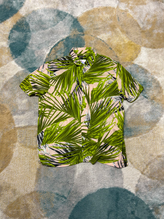 Crem Palmtree leaves shirt