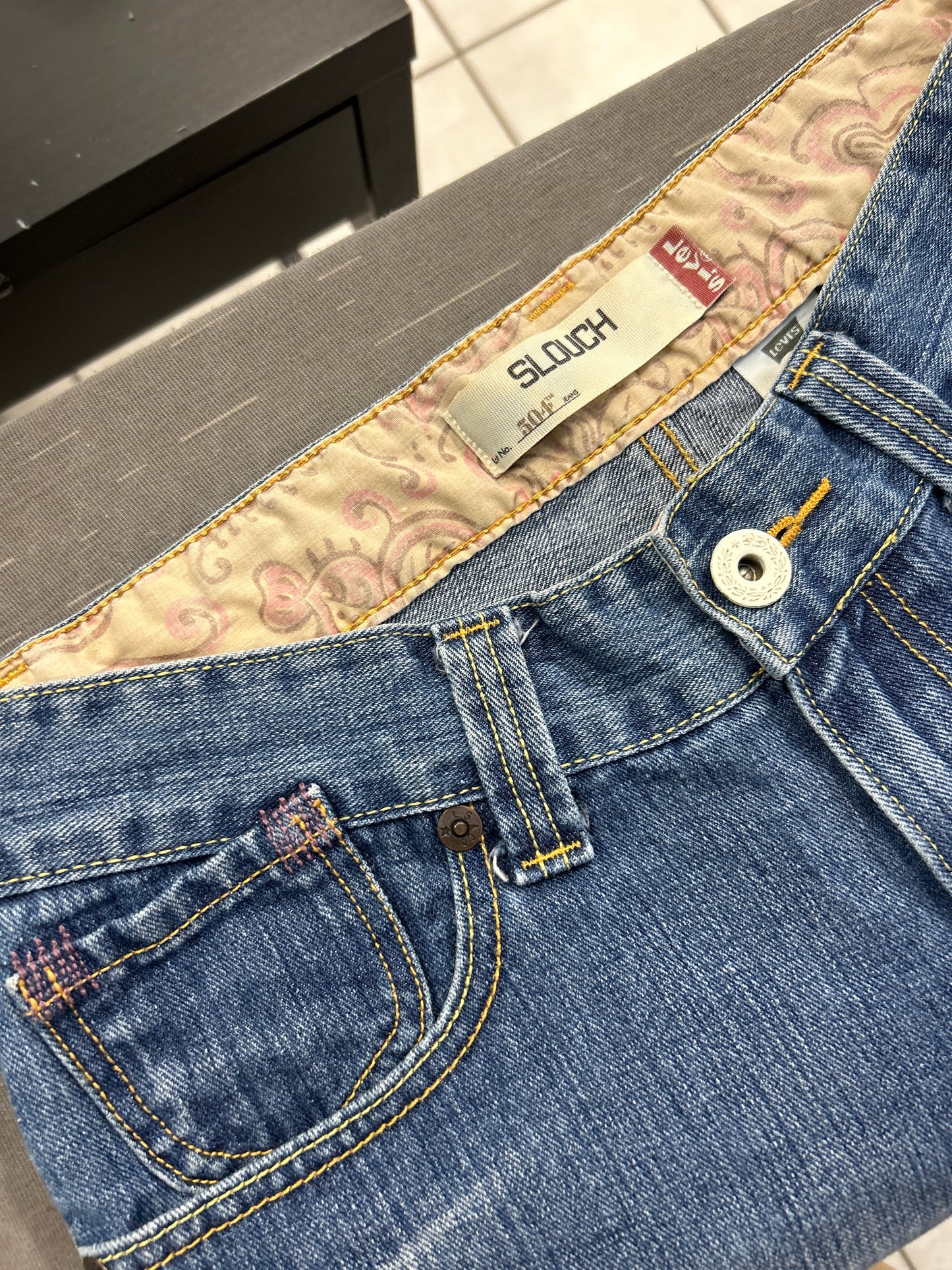 Levi's Dark Denim Vintage Shorts