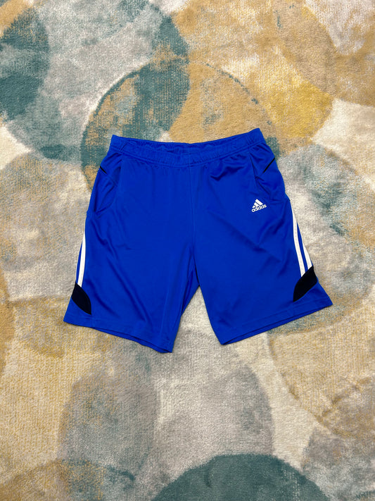 Adidas blue lightweight shorts