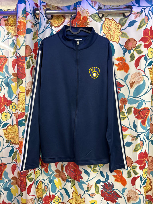 NFL genuine merchandise dark blue trackjacket