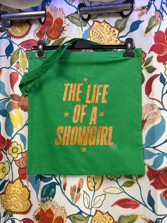 Taylor Swift 'The Life of a Showgirl' Handpainted Tote Bag