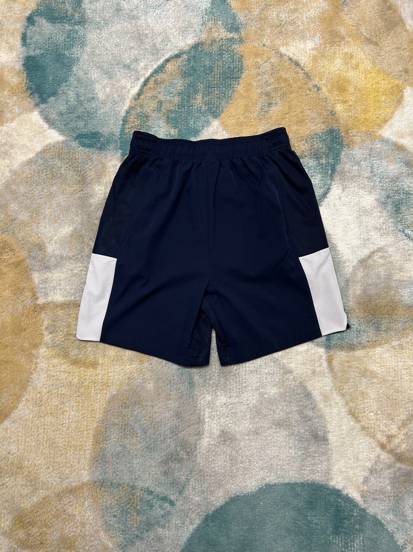 Reebok dark blue and white short shorts