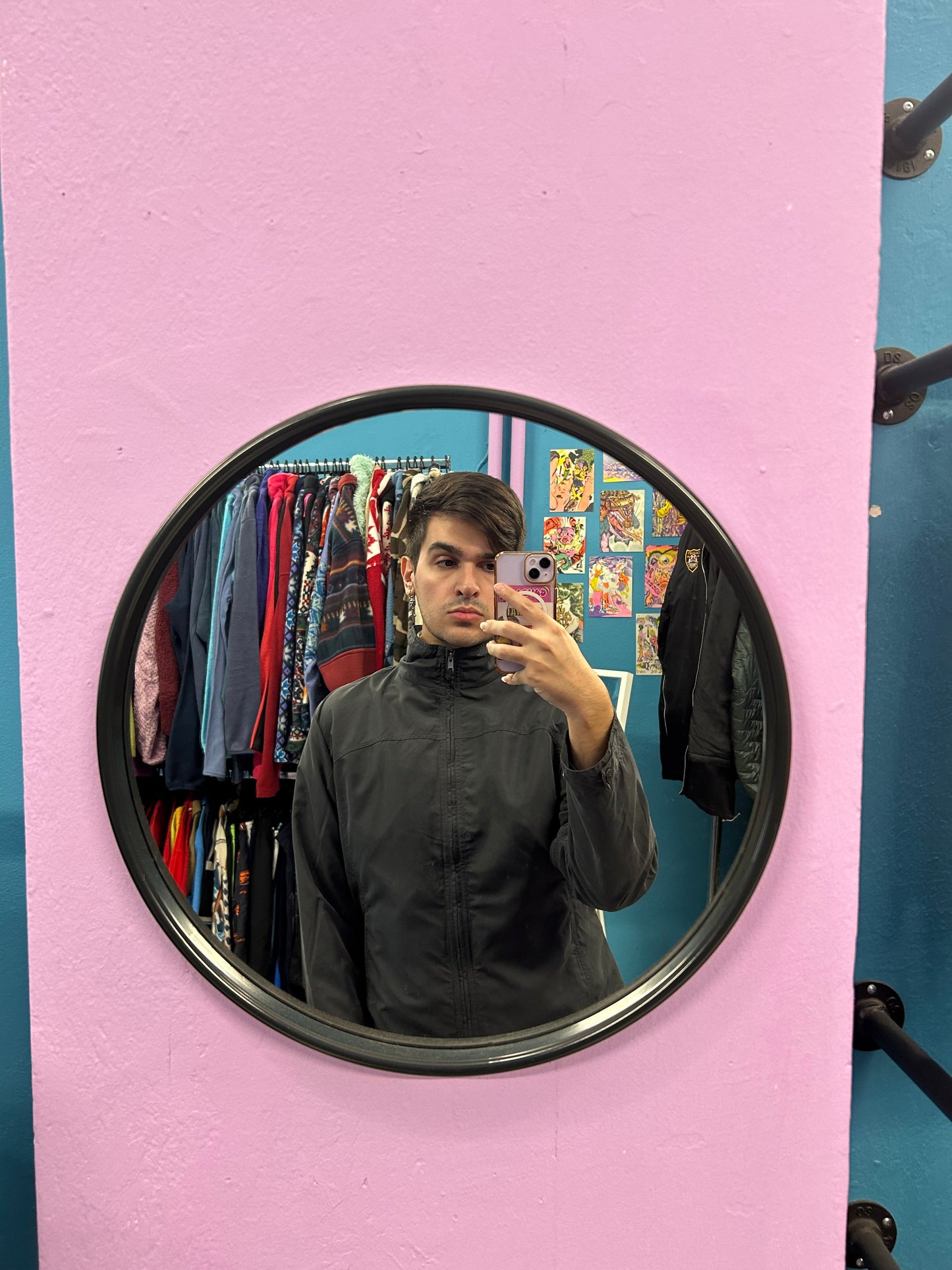 Columbia 2000's Dark Grey Retro Jacket