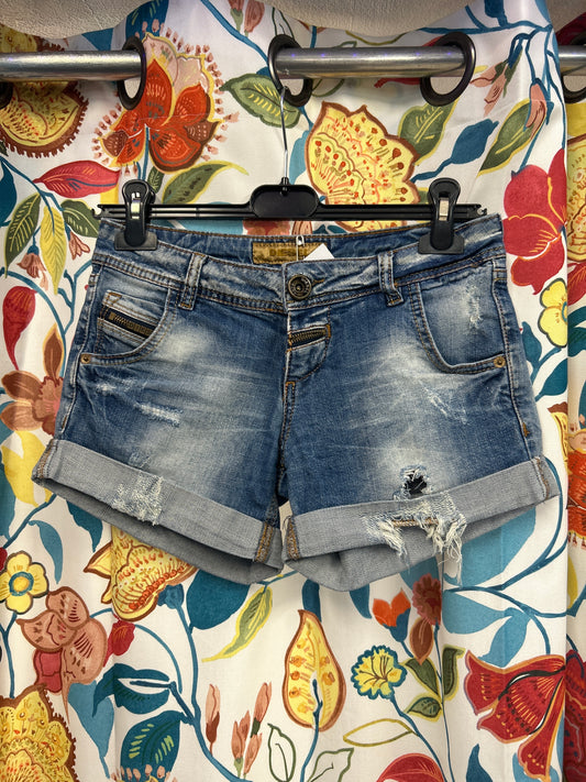 Diesel denim short shorts
