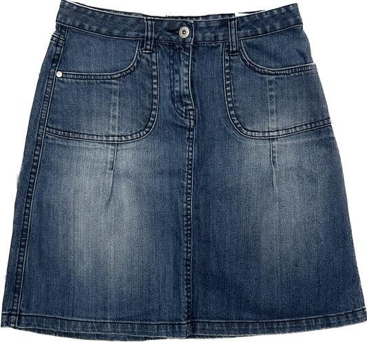 Denim Midi Skirt