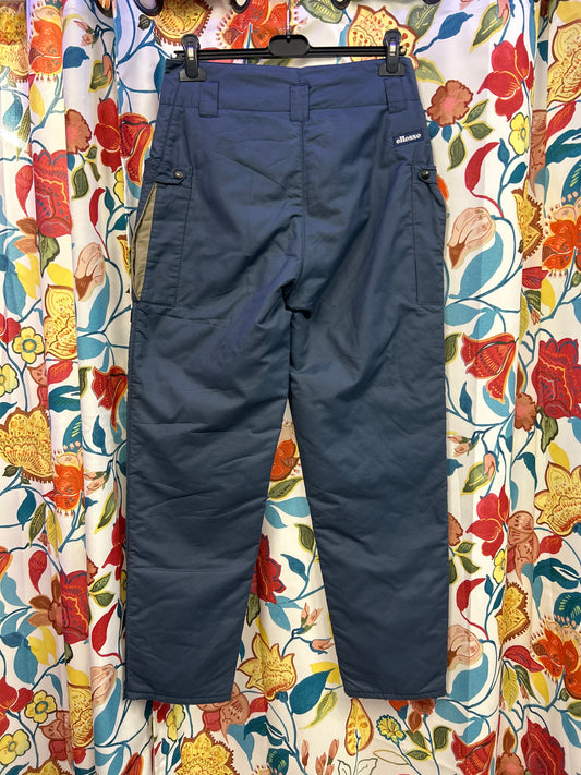 Ellesse dark blue insulated trackpants