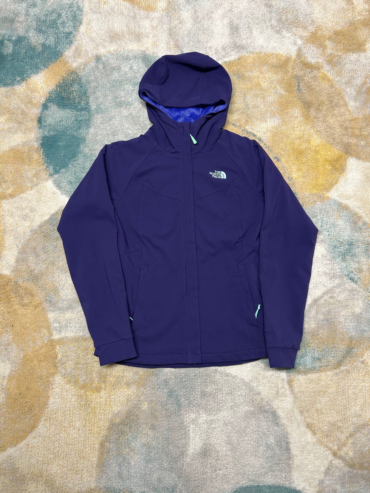 TheNorthFace Purple Heavy Jacket with Fleece Interior