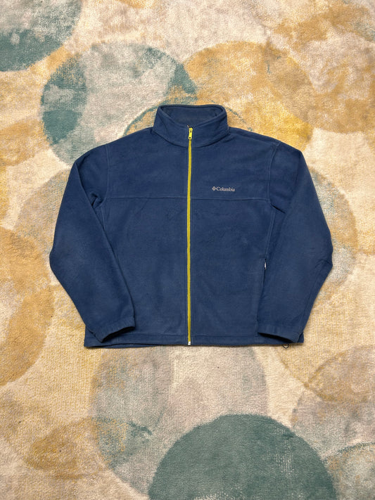 Columbia midnight blue heavy fleece jacket