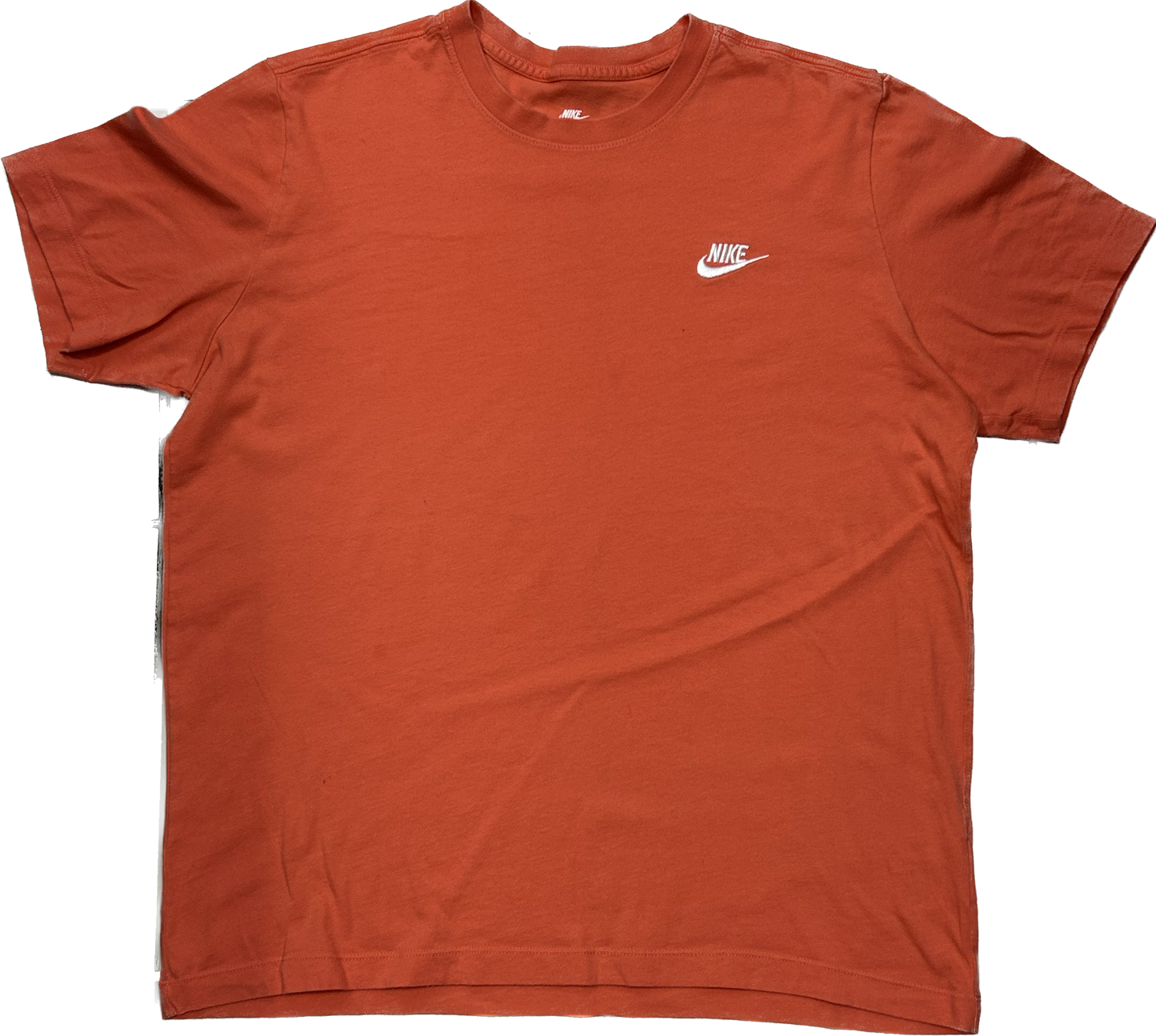 Nike Orange Cotton T-shirt