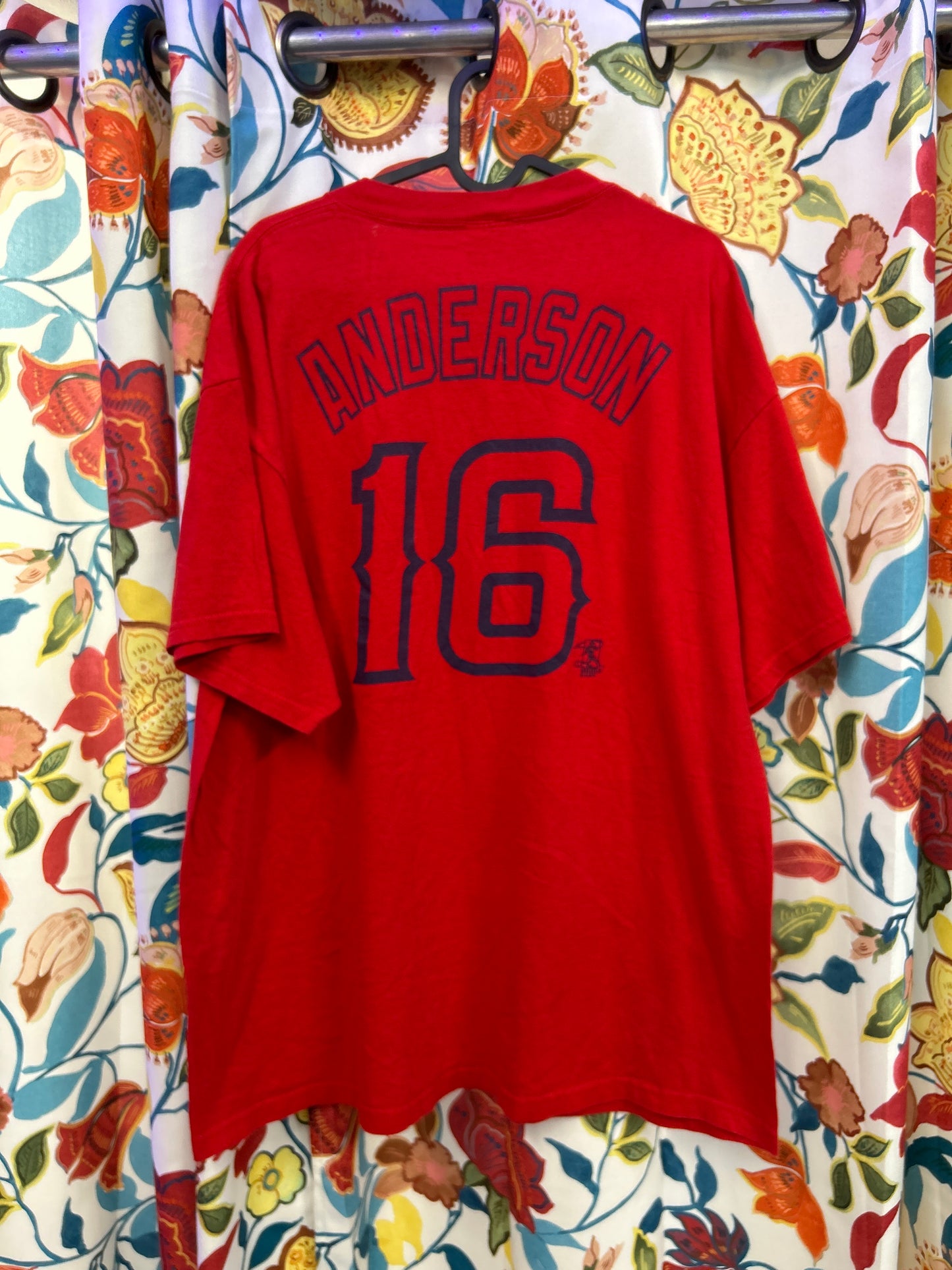 Majestic Anderson red Cotton T-shirt