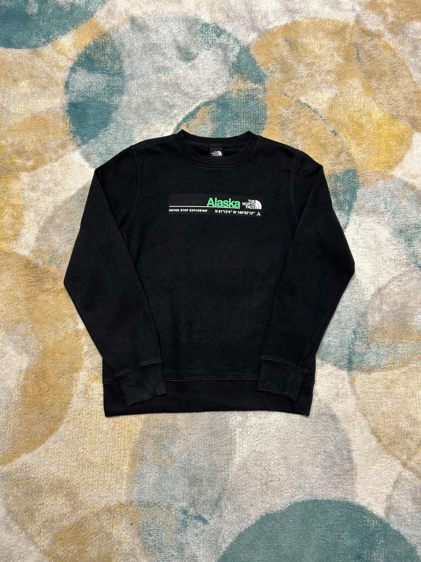 TheNorthFace Black Crewneck Alaska