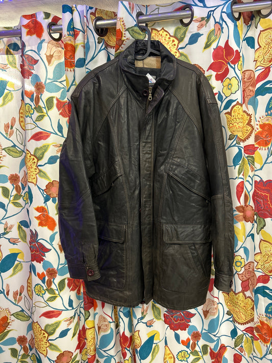 Armando 100% leather vintage jacket