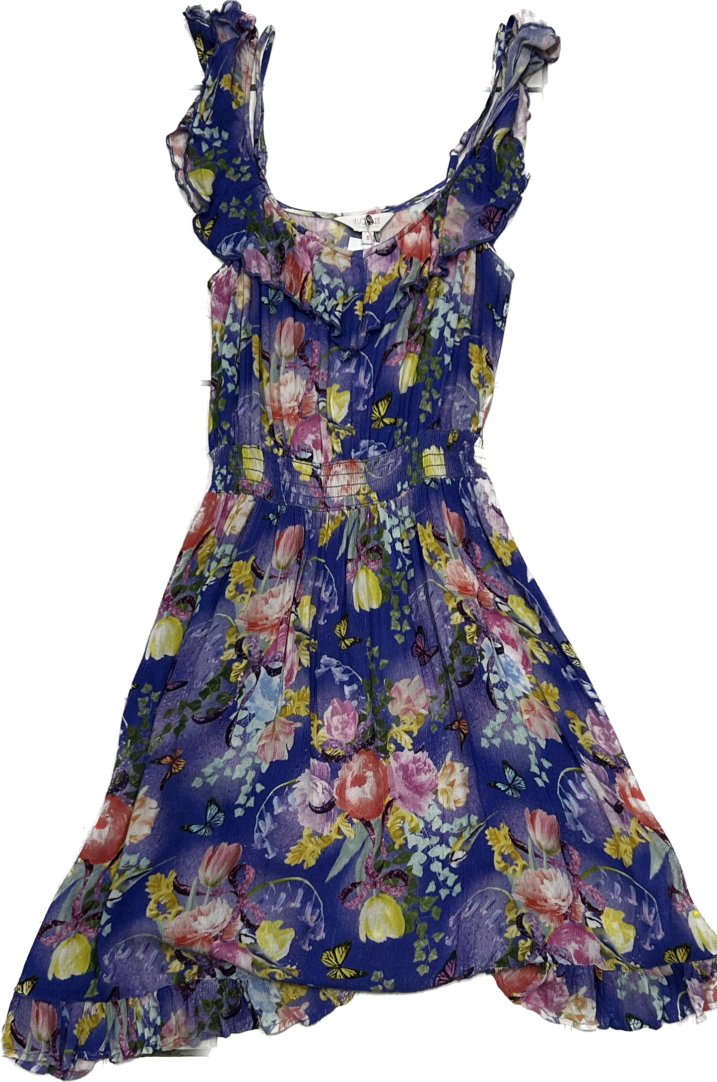 Purple floral y2k dress