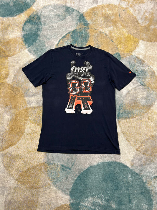 Nike Retro 'just do it' dark blue t-shirt