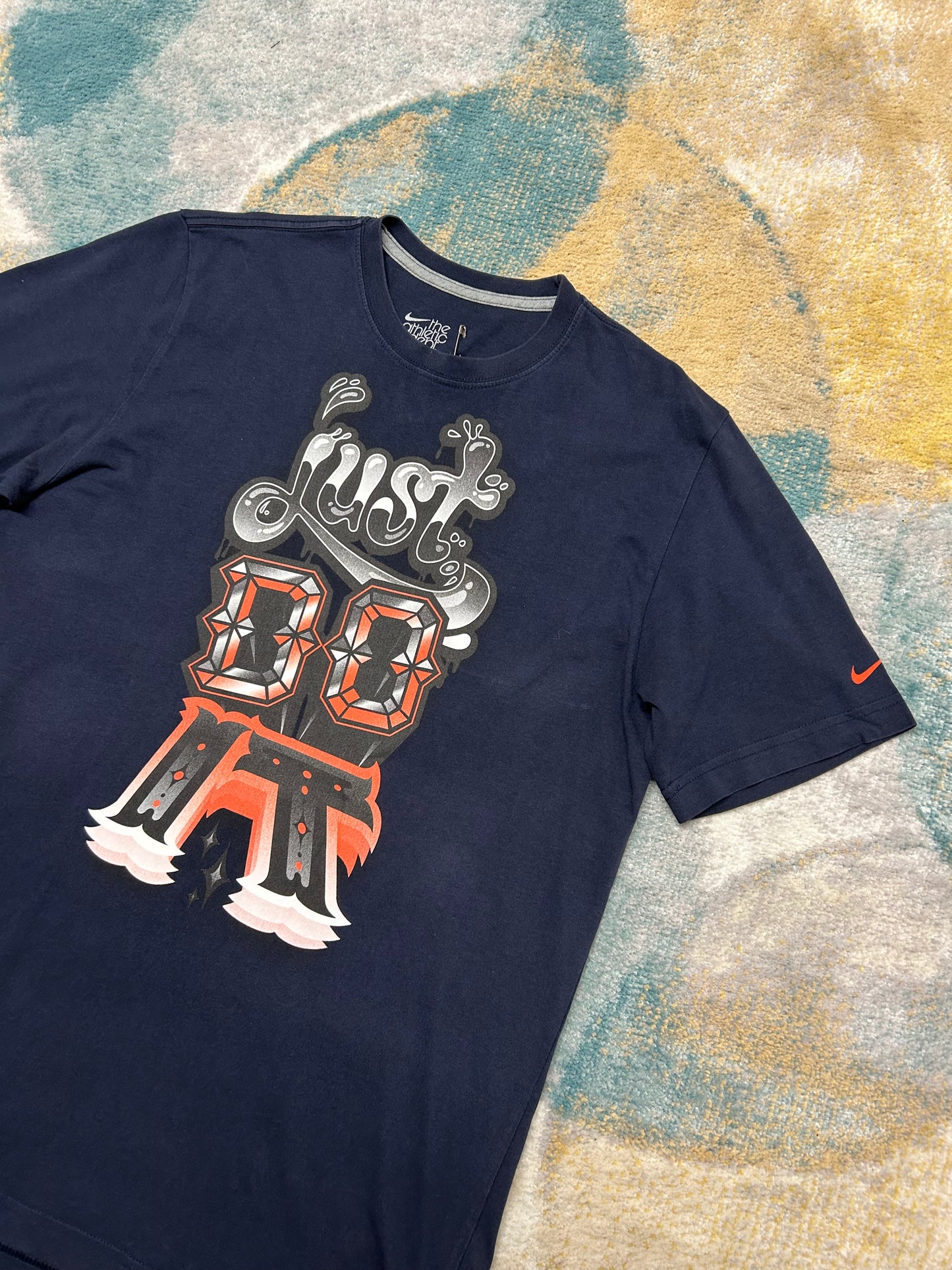 Nike Retro 'just do it' dark blue t-shirt