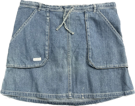 Denim Cargo Skirt