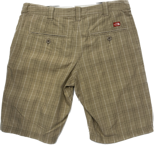 TheNorthFace Plaid Brown Shorts