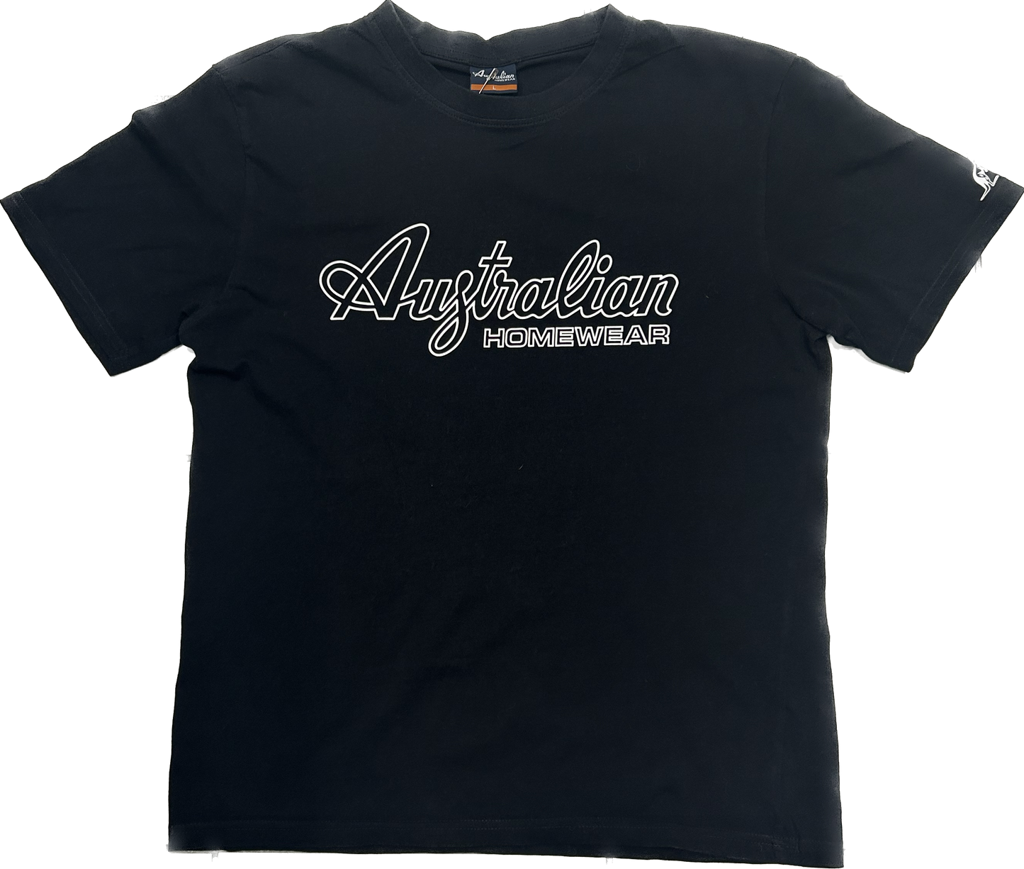 Black Cotton Australian T-shirt