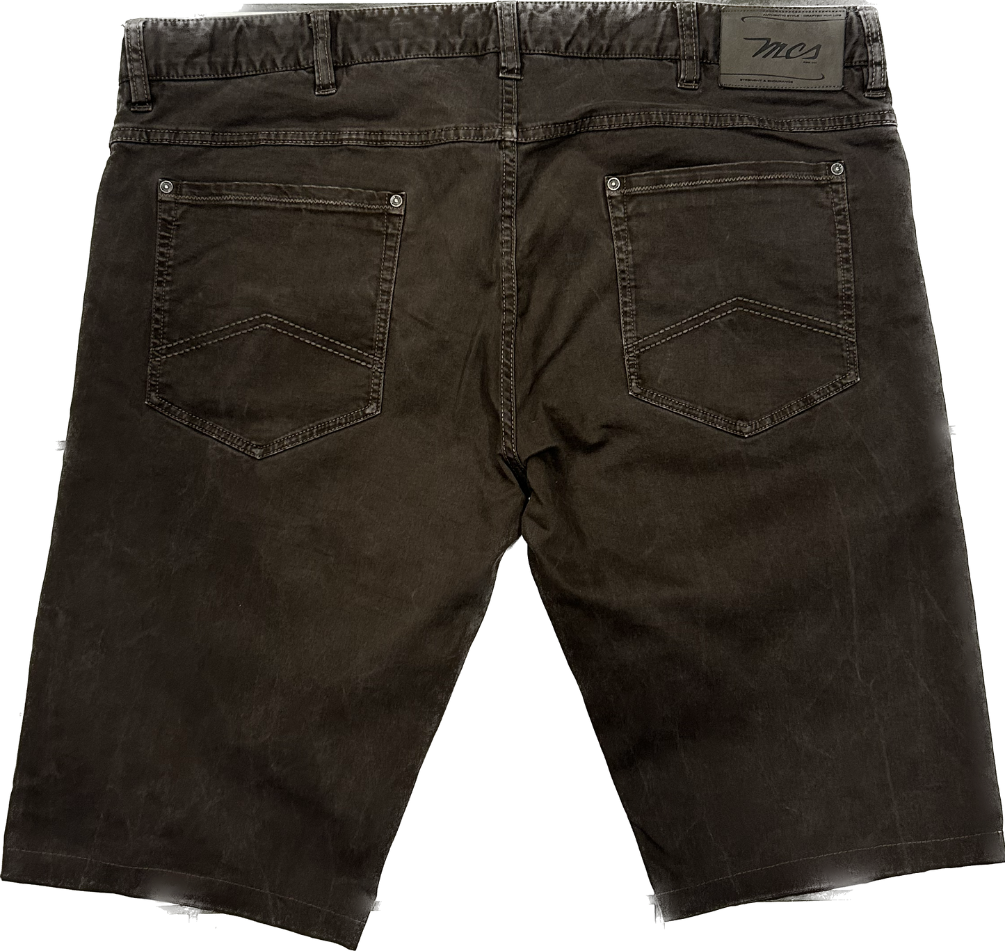 Dark Brown Retro Chino Shorts
