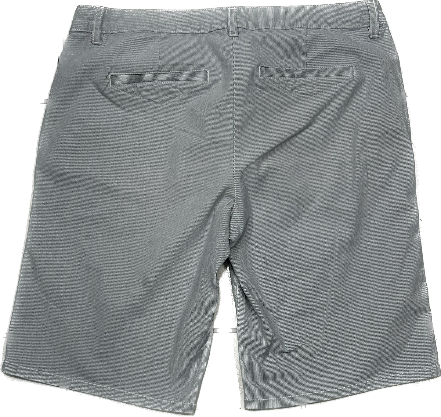 Tom Tailor Stripey White and Blue Chino Shorts