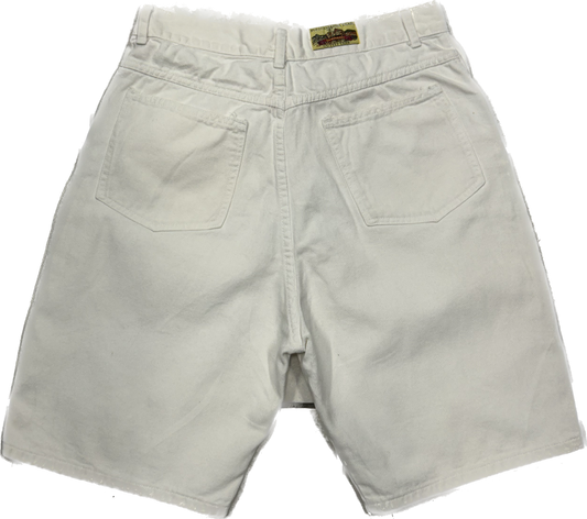 White Bermuda Shorts 90's USA Made