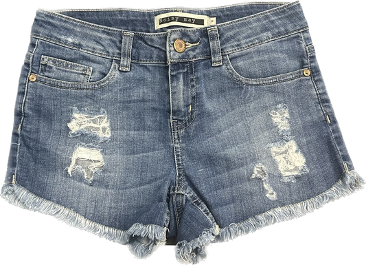 Noisy May Ripped Denim Shorts