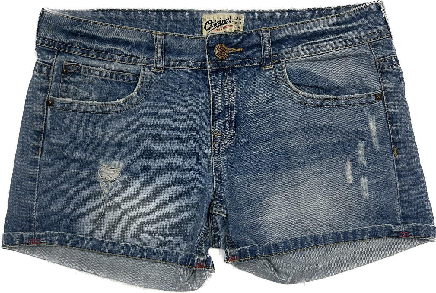Bershka Retro Denim Shorts