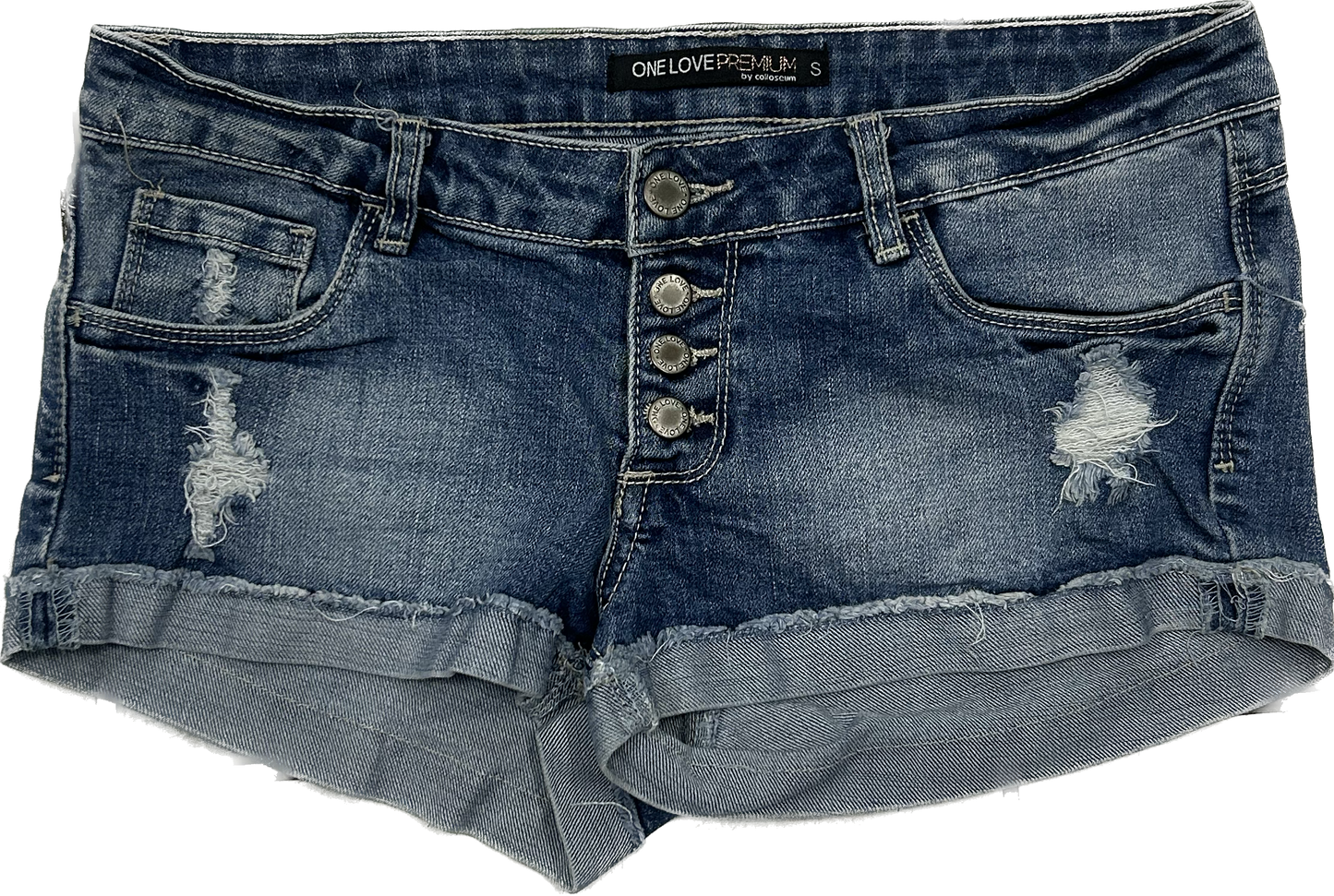 OneLovePremium Denim Mini Shorts