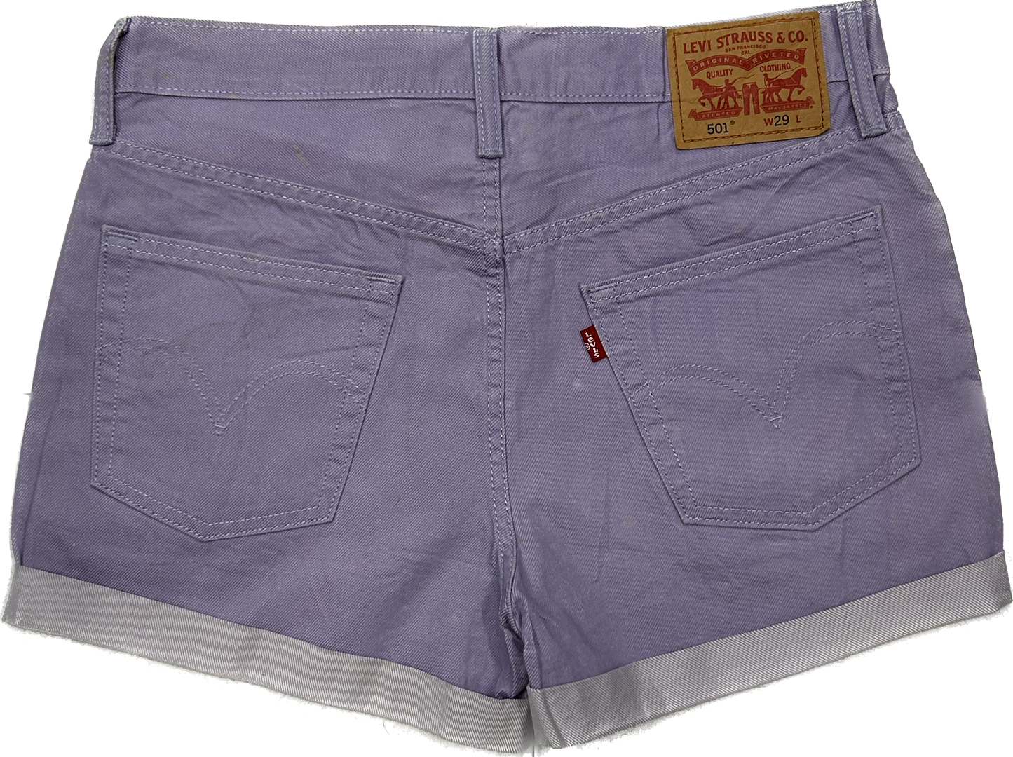 Levi's 501 Purple Shorts