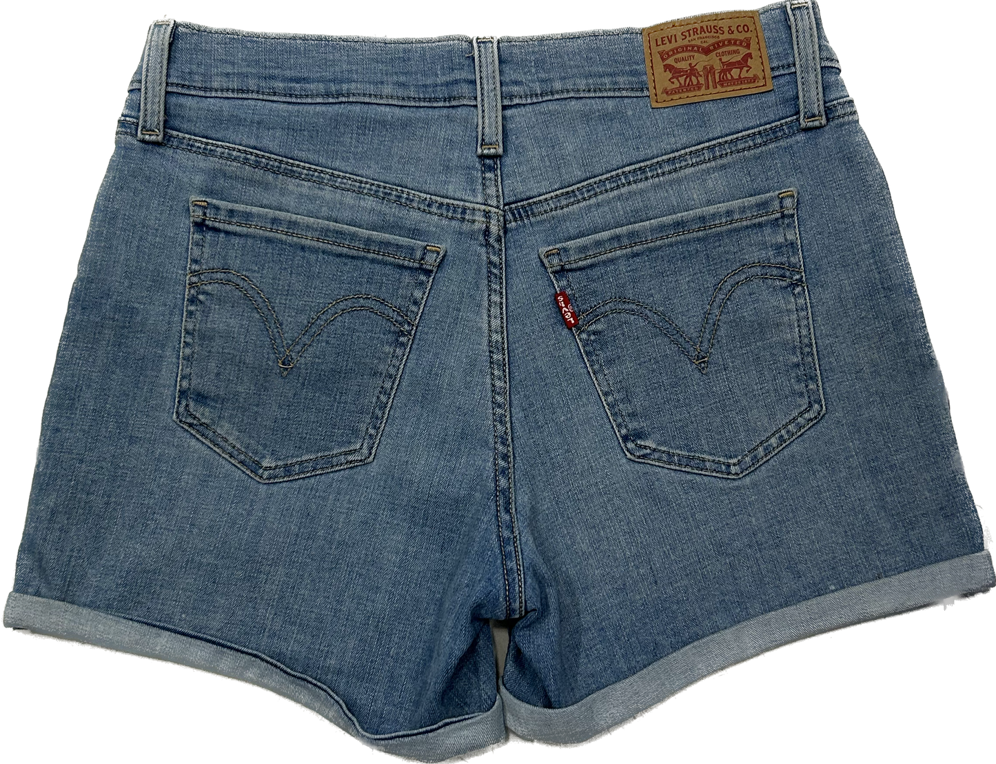 Levi's Light Denim Mid Length Shorts