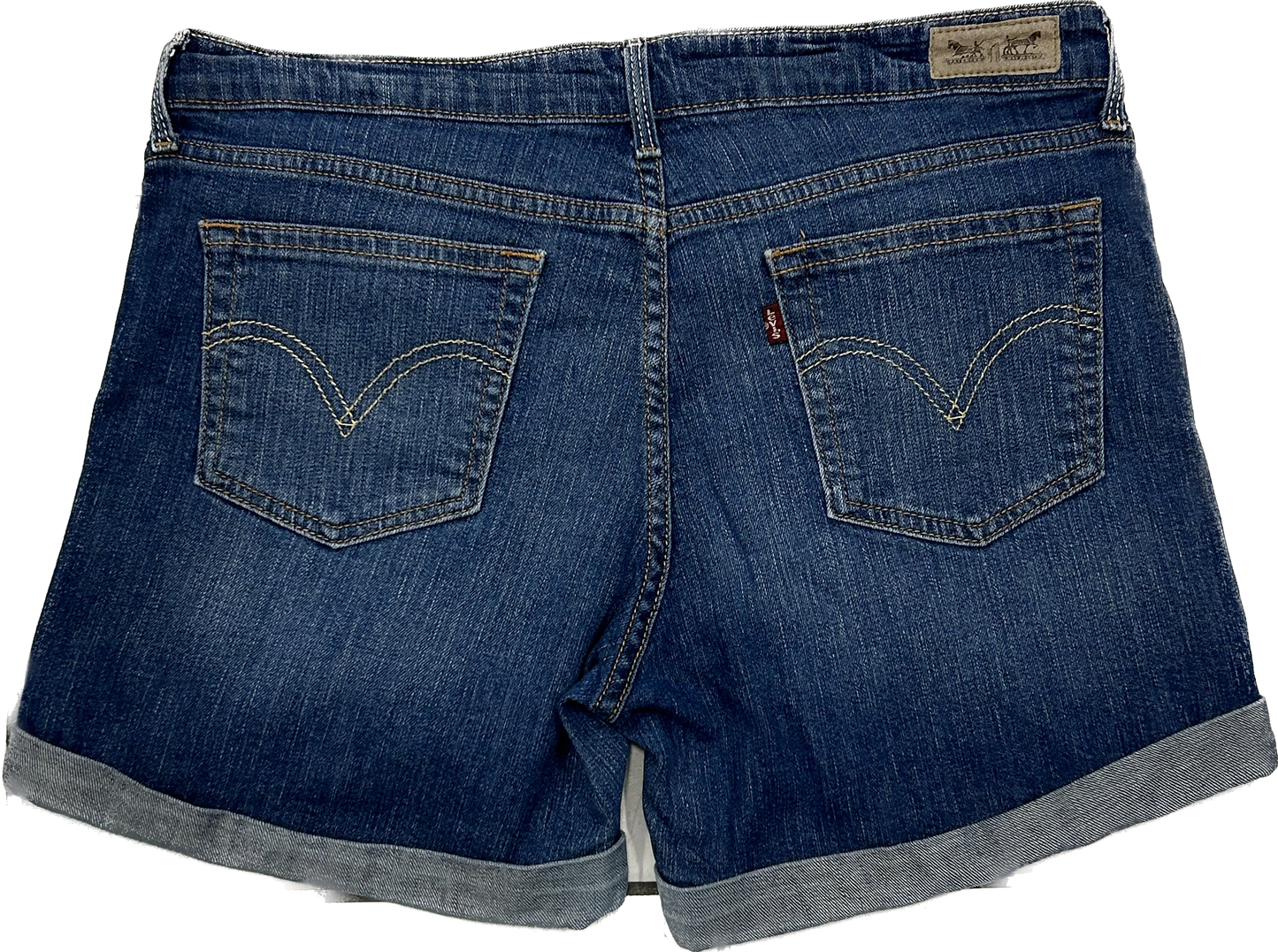 Levi's Dark Denim Short Shorts