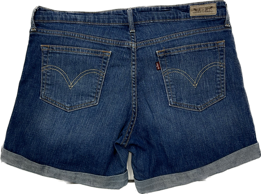 Levi's Dark Denim Short Shorts