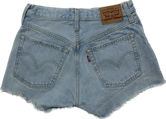 Levi's Light Denim Ripped Shorts