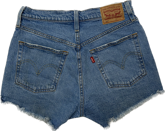 Levi's Classic Ripped Denim Shorts