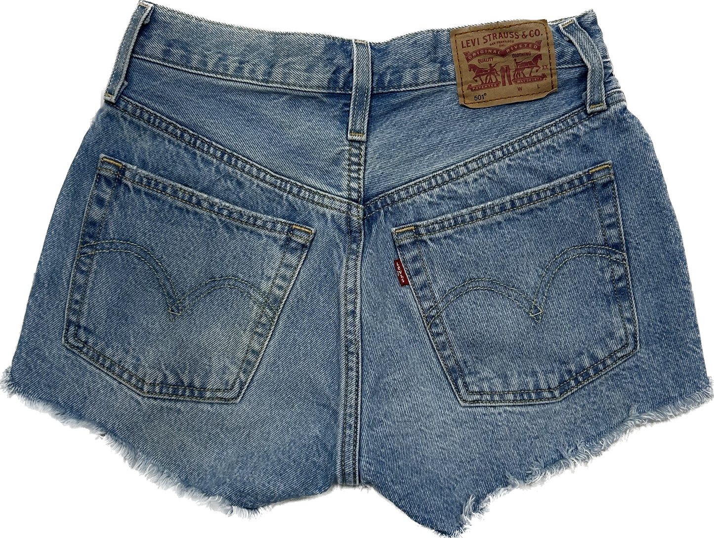 Levi's 501 Ripped Denim Shorts