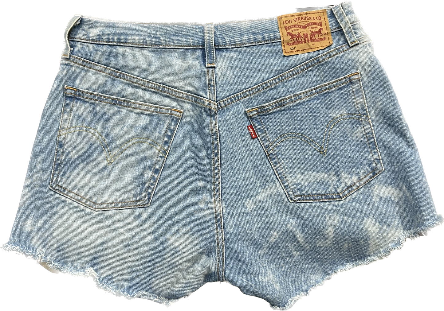 Levi's 501 Tie Dye Denim Shorts
