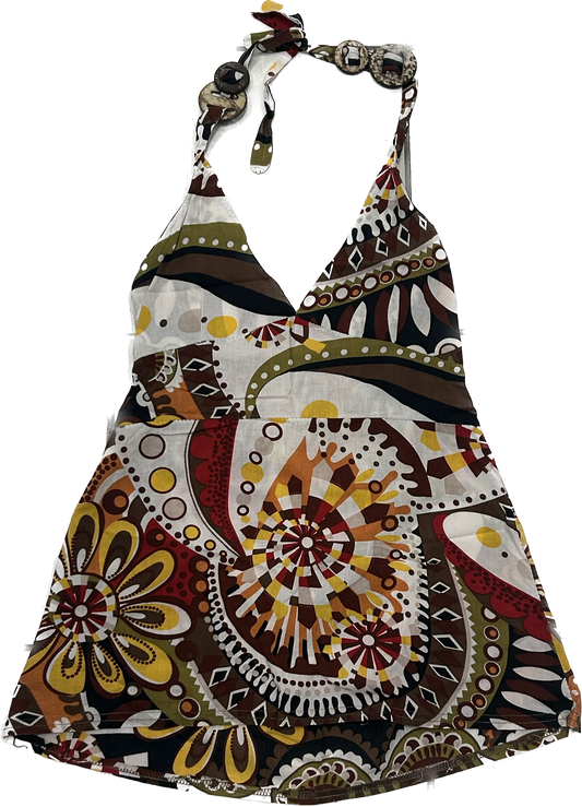 Boho Colorful Halter Top