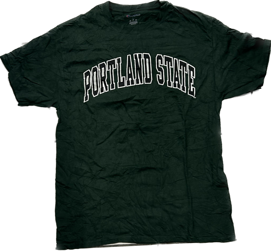 Portland State Emerald Green Cotton T-Shirt