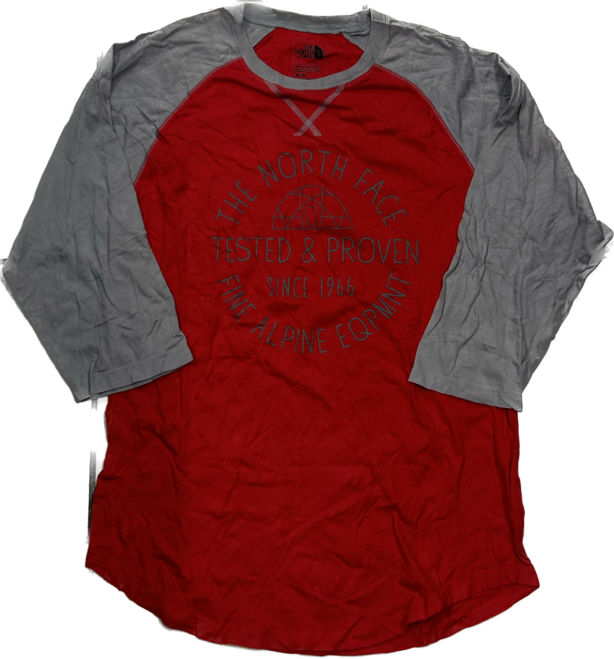 TheNorthFace Red and Grey T-shirt