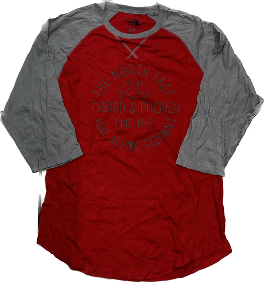 TheNorthFace Red and Grey T-shirt