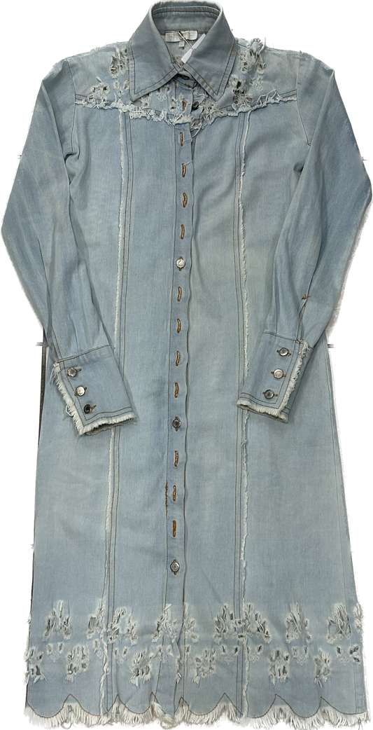 White Wash 00's Denim Dress
