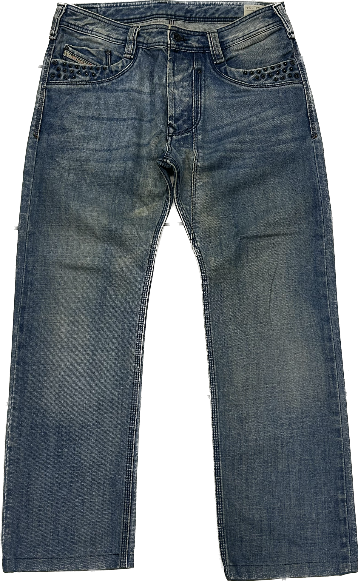 Diesel 00's Bootcut Jeans with Metal Details