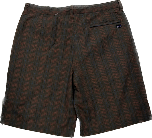 Patagonia Brown Plaid Bermuda Shorts