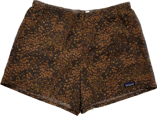 Patagonia Patterned Brown and Orange Shorts