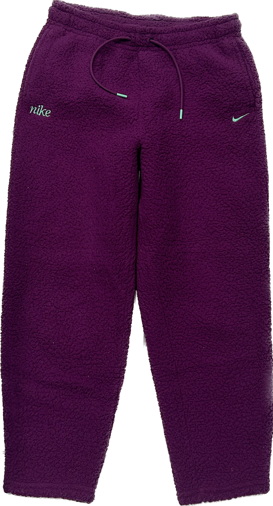 Nike Purple Thermafit Fleece Trackpants