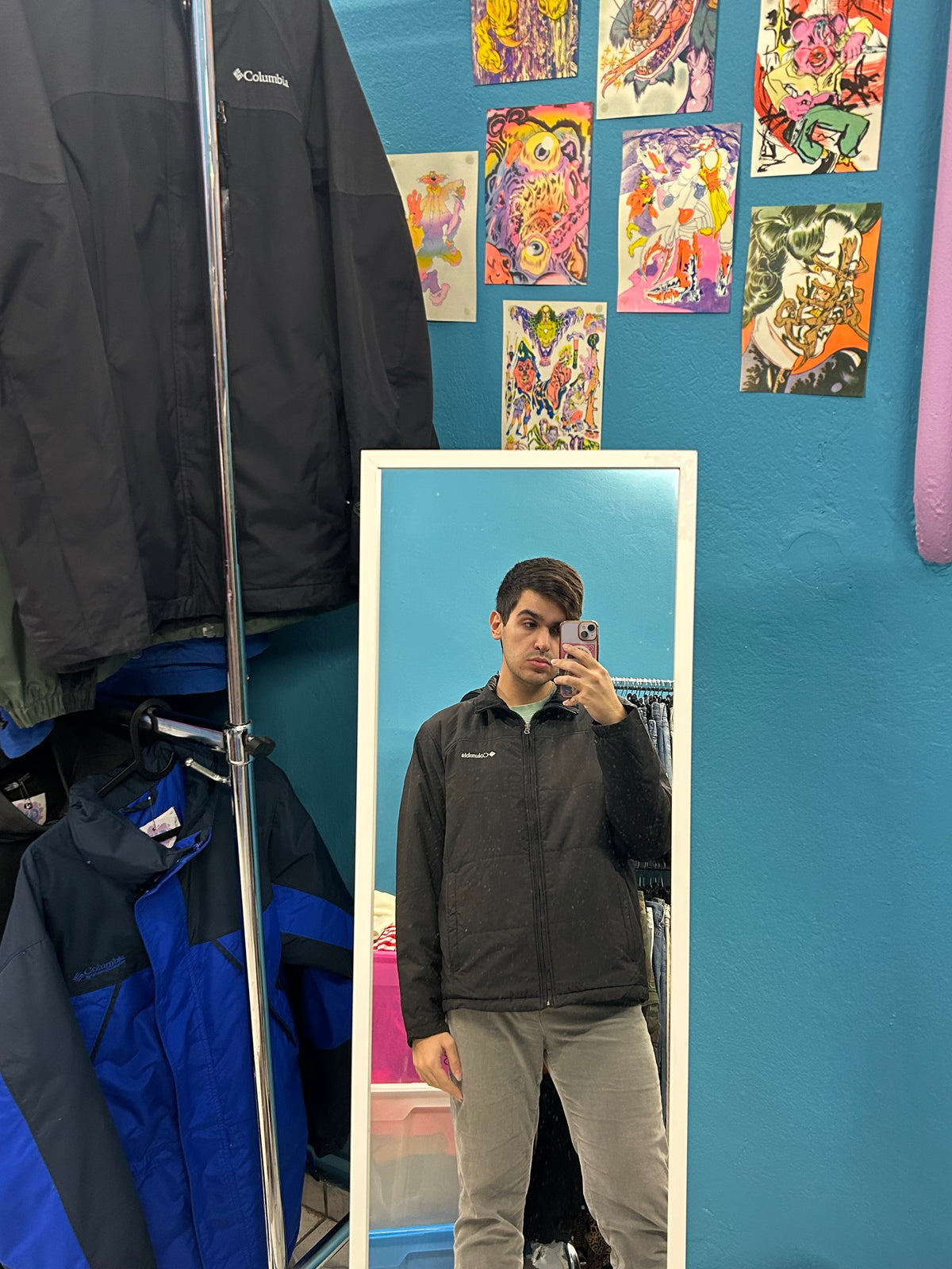Columbia 00's Black Puffer Jacket