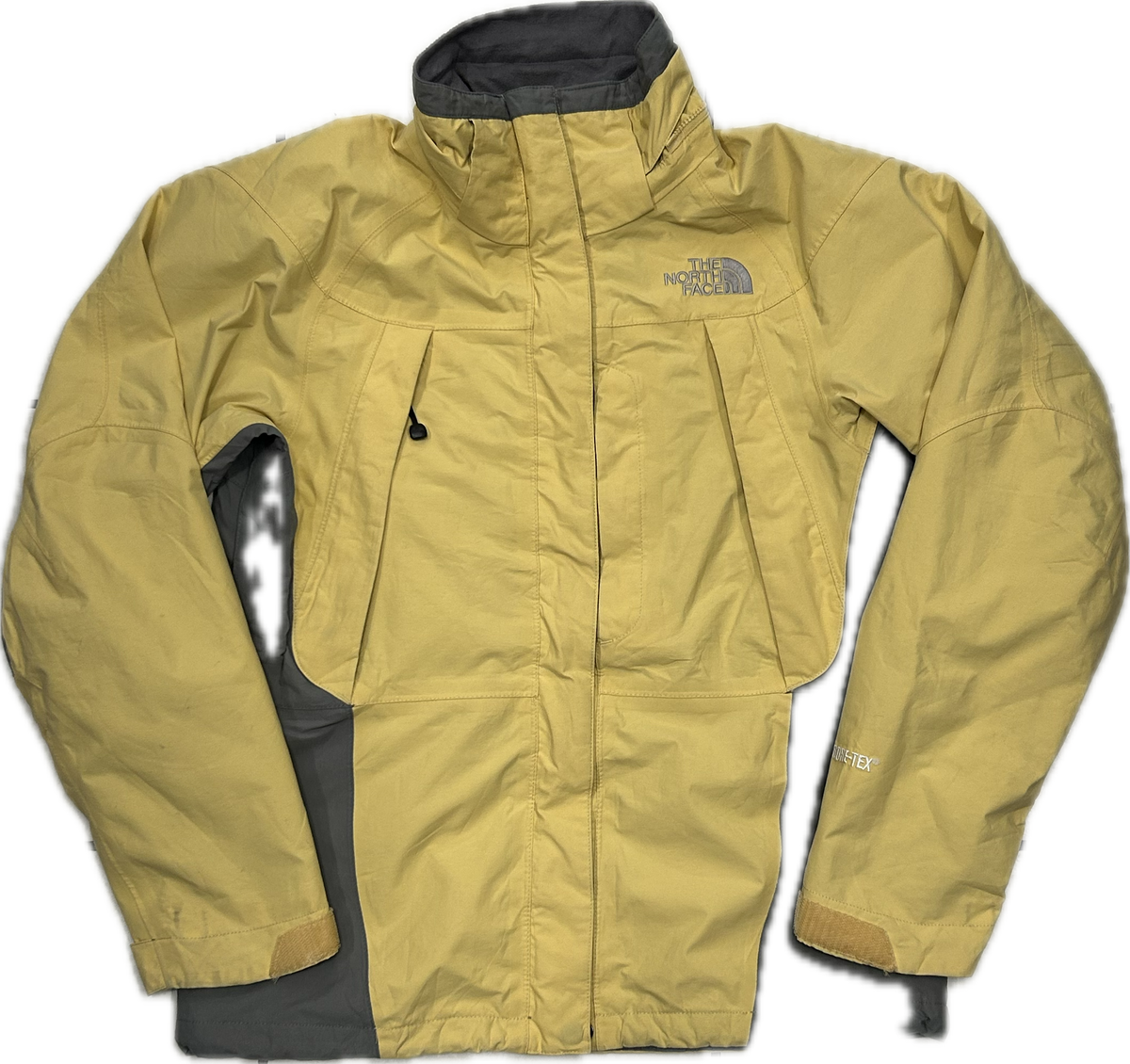 TheNorthFace 00's Yellow and Grey Waterproof Windbreaker GoreTex